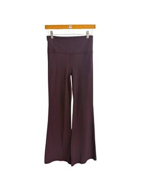 Athleta Elation Flare Legging Yoga Pilates Pant Maroon S Athleisure High Rise